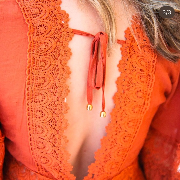 Terracotta Maxi Dress - Picture 3 of 4